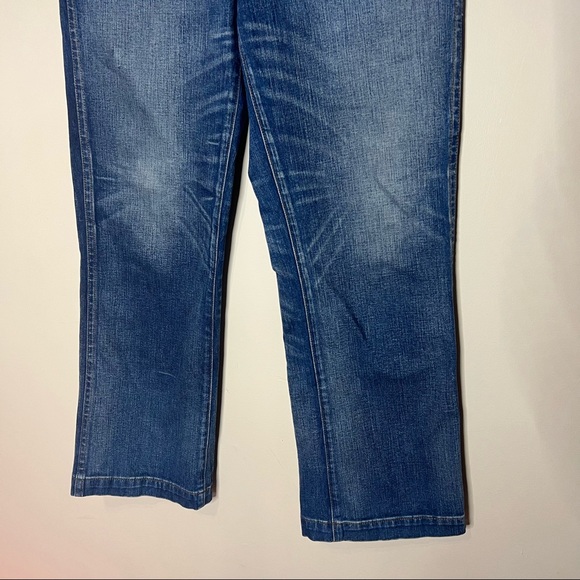 MADEWELL RIVET & THREAD EXTRA HIGH KICK OUT JEANS EXPOSED HEM EDITION SIZE 28 - Picture 5 of 8